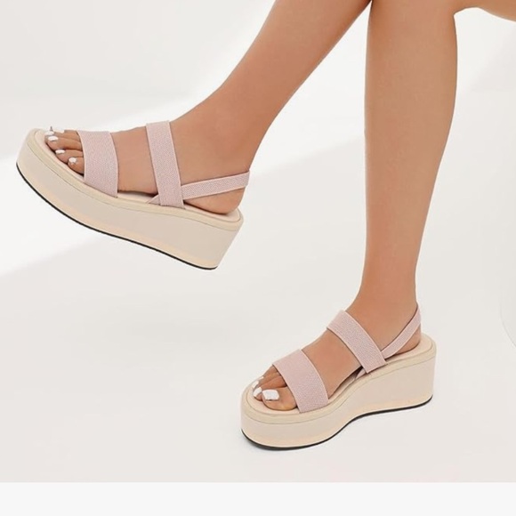 MeiLuSi Shoes - MeiLuSi Women's Platform Sandals, 
Size 7.5